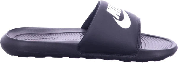 NIKE Victory One Slides Women's Black & White Swoosh Sandals SZ 10 New