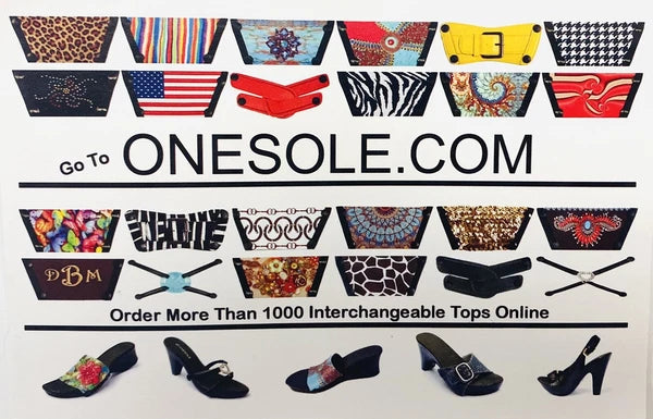 Onesole Chic Soft Step Black Women's Shoes.