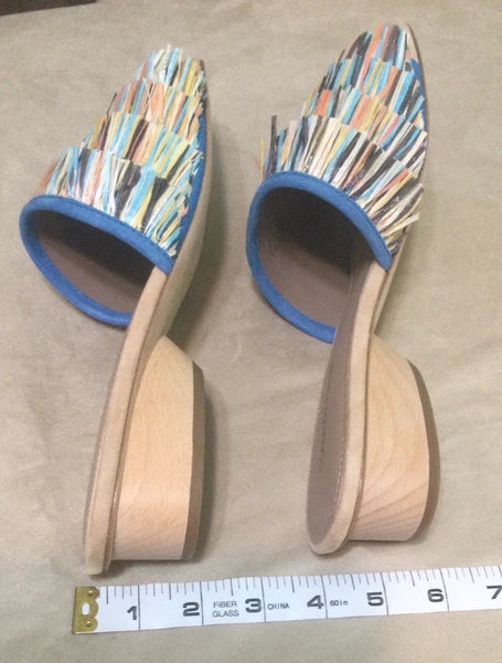 Donald Pliner Reise2 Raffia Slide Sandals