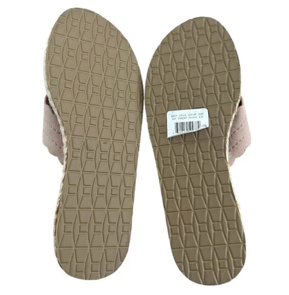 Kate Spade New York Red Ibiza Slide  Criss Cross Straps Sz 6 NWOB