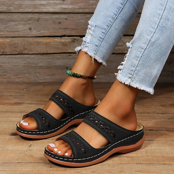 Sandals for Women Dressy Summer Fashion Orthotic Slides Ladies  Athletic Sandals