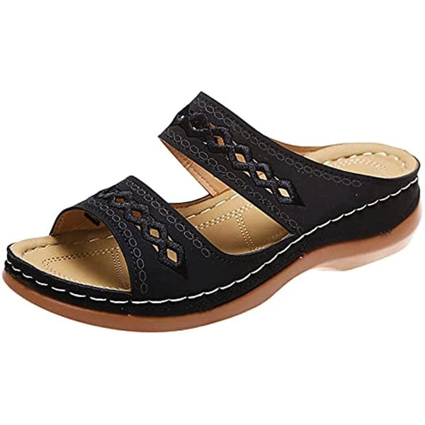 Sandals for Women Dressy Summer Fashion Orthotic Slides Ladies  Athletic Sandals