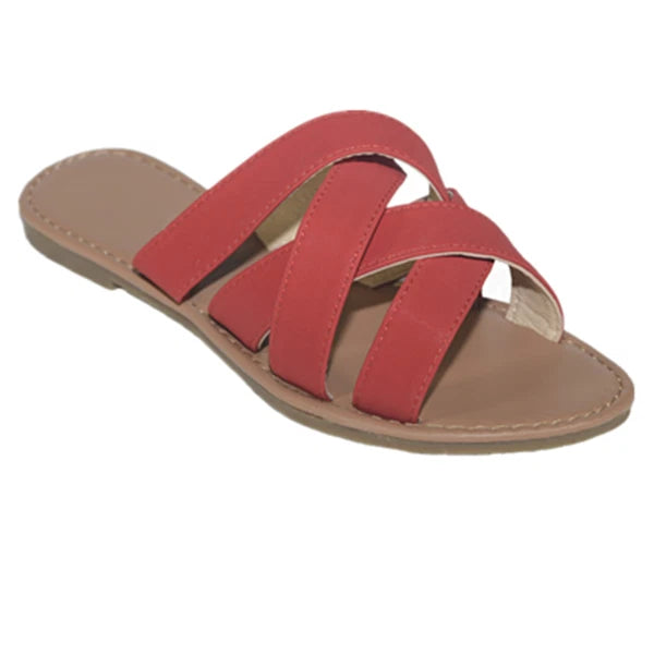 New Women Gladiator Sandals Casual slip on Flip Flops Flat Size Slipper Shoes