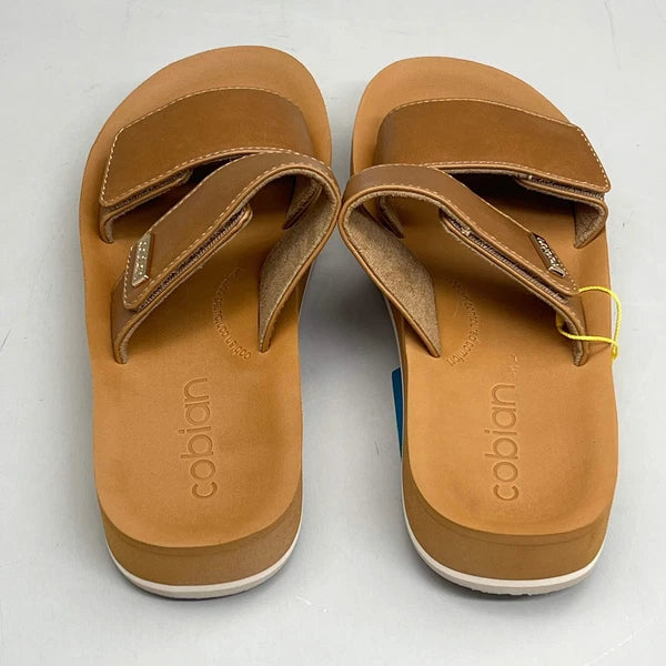 COBIAN Dana Rise Elevated Flatform Style Slide Women's Sz 9 Tan DNA24-230-09