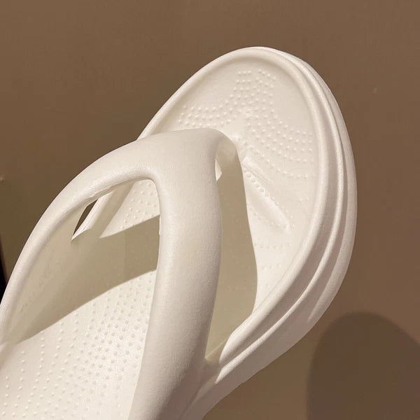 Summer Womens Beach Slippers Girls Fashion Flip Flops Platform Heels Sandals New