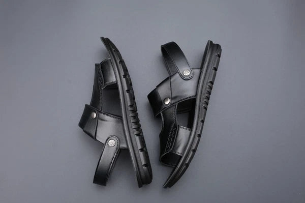 Mens Open Toe Sandals Slingback Slippers Summer Flat Beach Casual Fashion Shoes