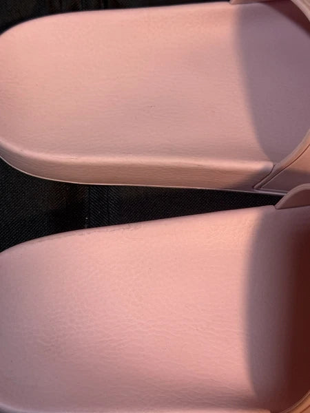 Givenchy Pink Platform Rubber Pink Logo Slide On Pool Sandal Flip Flop Flat 41