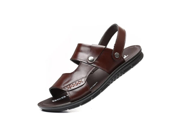 Mens Open Toe Sandals Slingback Slippers Summer Flat Beach Casual Fashion Shoes