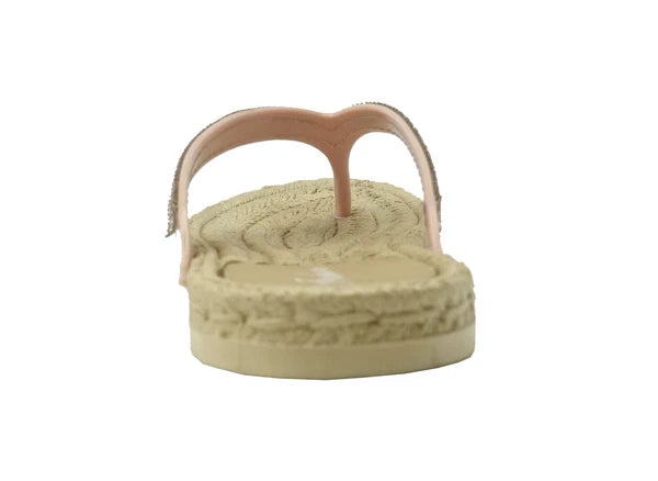 NEW Women's Fashion Glitter Thong Flip Flop Rhinestone Sandals Soft Rubber Sole