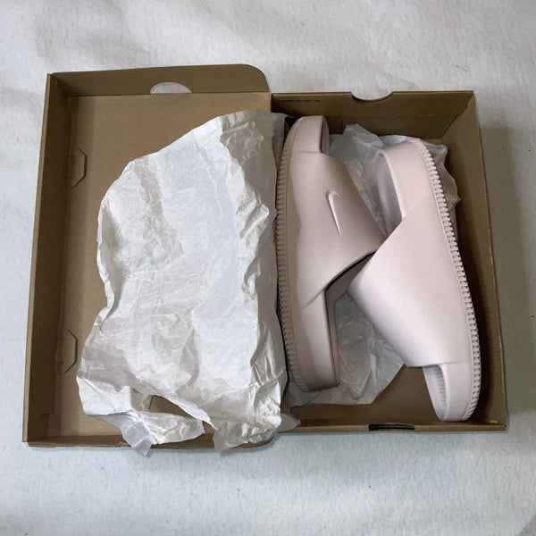 Nike Women's Barely Rose Calm Slide Sandals Style DX4816-600 Size 11 New