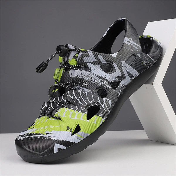 Men's Fashion Beach Slides Soft Slippers Non-slip Outdoor Breathable Sandals