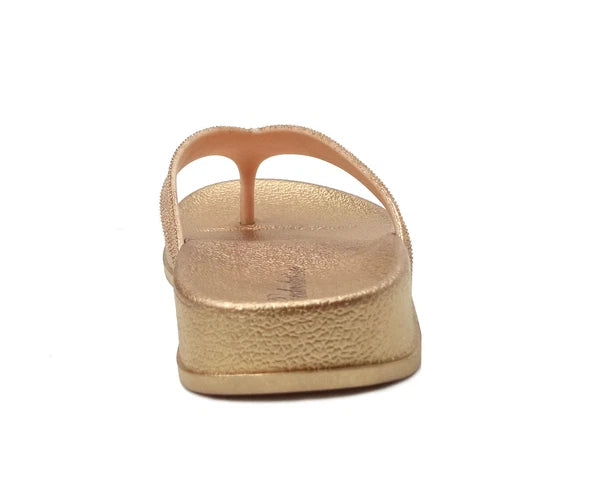 NEW Women's Fashion Glitter Thong Flip Flop Rhinestone Sandals Soft Rubber Sole