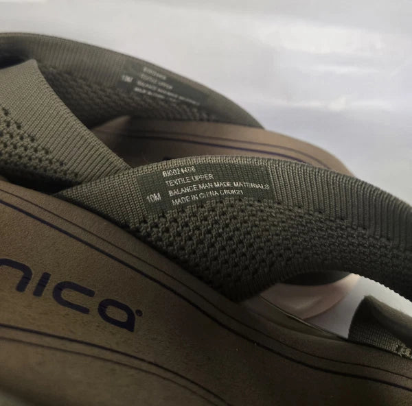 Bionica Avary Slides Womens 10M Olive Cross Strap Slip On Slip Resistant Sandals