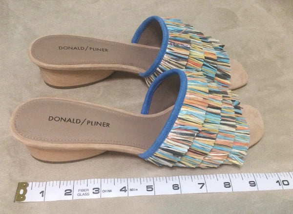 Donald Pliner Reise2 Raffia Slide Sandals