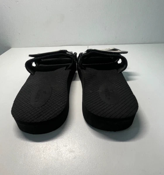 Chanel Coco Slides Black Size 39 Rubber Fabric Logo Sandals G34729 Women’s