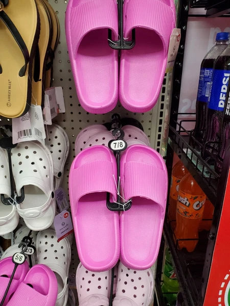 Fashionable, comfy, cozy slides