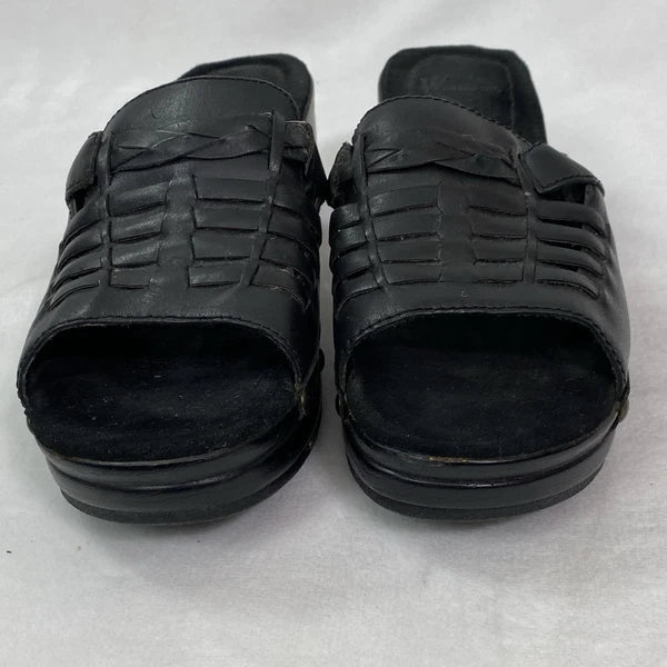 White Mountain Shoes Style: Bebop Sandal Woman's Open Toe Black Size 8M