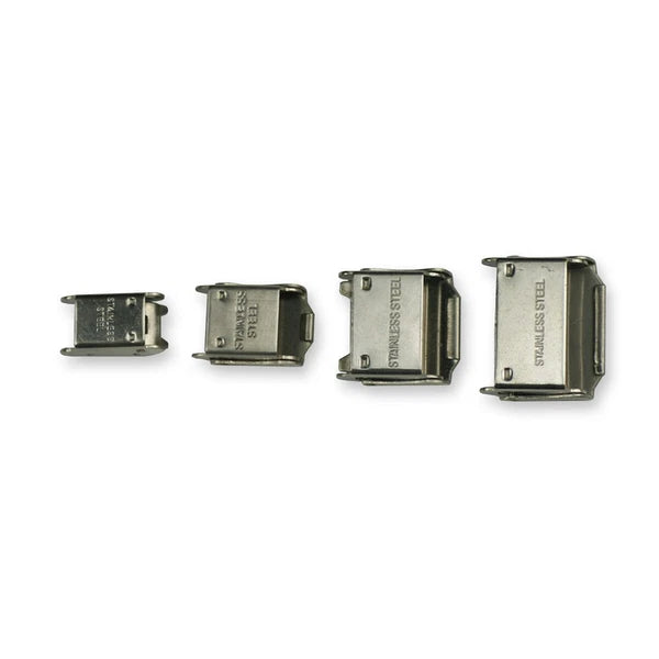 Sliding buckle clasps security clamp style 7mm-18mm watch straps bracelets slide