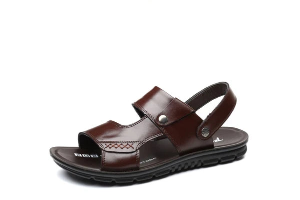 Mens Open Toe Sandals Slingback Slippers Summer Flat Beach Casual Fashion Shoes