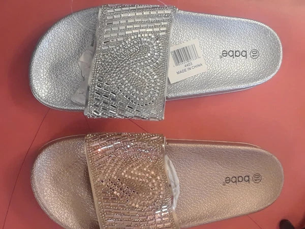 New Womens Ladies summer beach fashion slip sandals