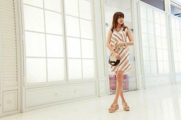 Beaded Women's Flip Flops Platform Sandals Shoes Wedge Heel Bling Roman Fashion