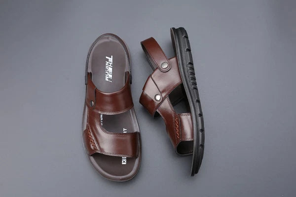 Mens Open Toe Sandals Slingback Slippers Summer Flat Beach Casual Fashion Shoes