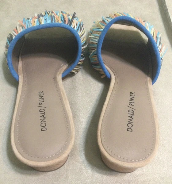 Donald Pliner Reise2 Raffia Slide Sandals