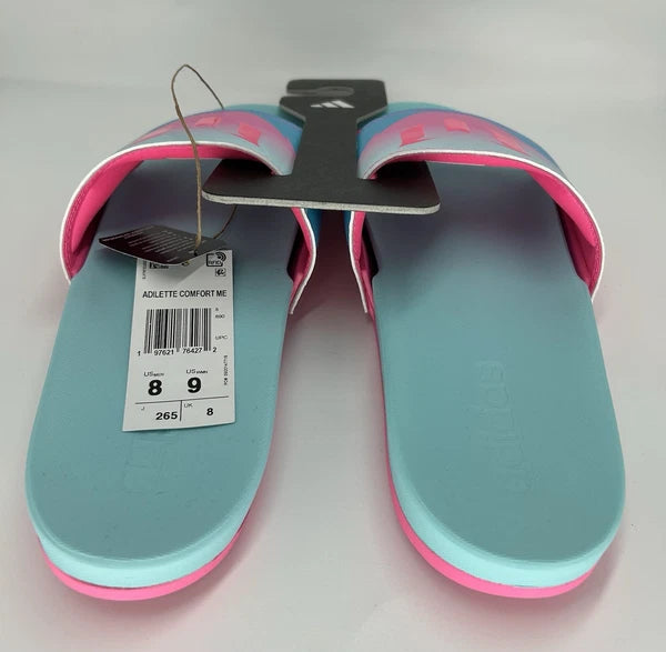 New Adidas Adilette Comfort Messi Size 8 Men’s Slides Sportswear Style JR6326