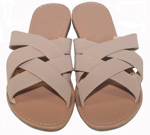 New Women Gladiator Sandals Casual slip on Flip Flops Flat Size Slipper Shoes