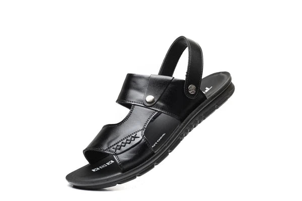 Mens Open Toe Sandals Slingback Slippers Summer Flat Beach Casual Fashion Shoes