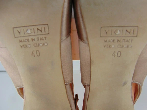 GIUSEPPE ZANOTTI JEWELED ANKLE STRAP SATIN HIGH HEEL SANDALS EURO 40 M $995.00!