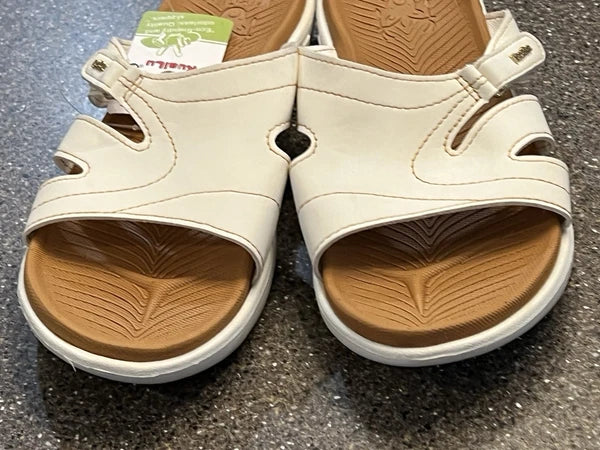 KUAILU Womens Fashion Orthotic Slides Ladies Lightweight Athletic YogaMat Sandal