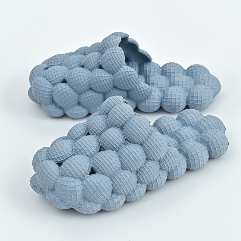 New Massage Mesh Bubble Bathroom Slides Home Indoor Anti-Skid New Fashion Shoes