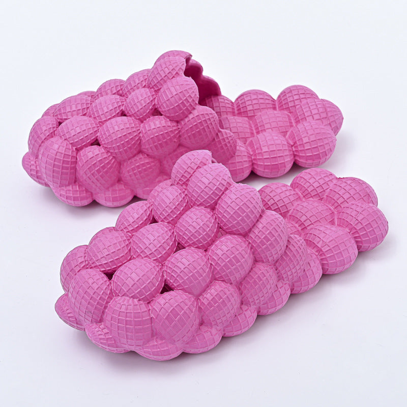 New Massage Mesh Bubble Bathroom Slides Home Indoor Anti-Skid New Fashion Shoes