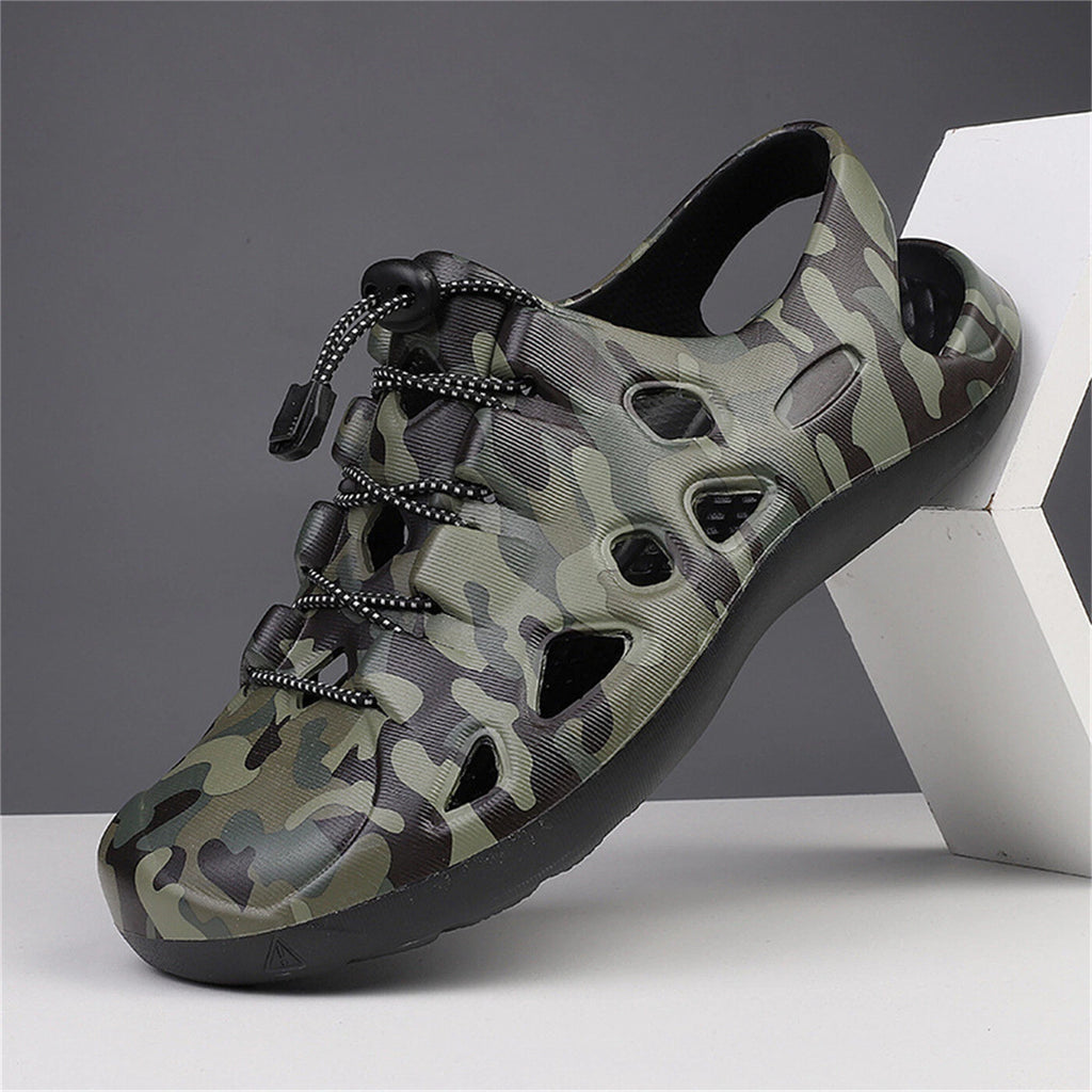 Men's Fashion Beach Slides Soft Slippers Non-slip Outdoor Breathable Sandals