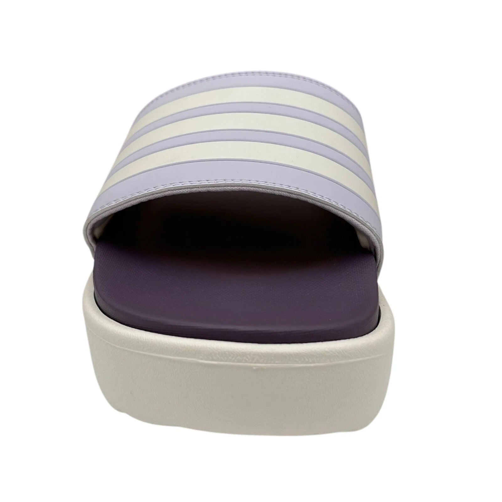 adidas Adilette Platform Slide Sandals Women’s Size 8-9 Lavender Comfort & Style