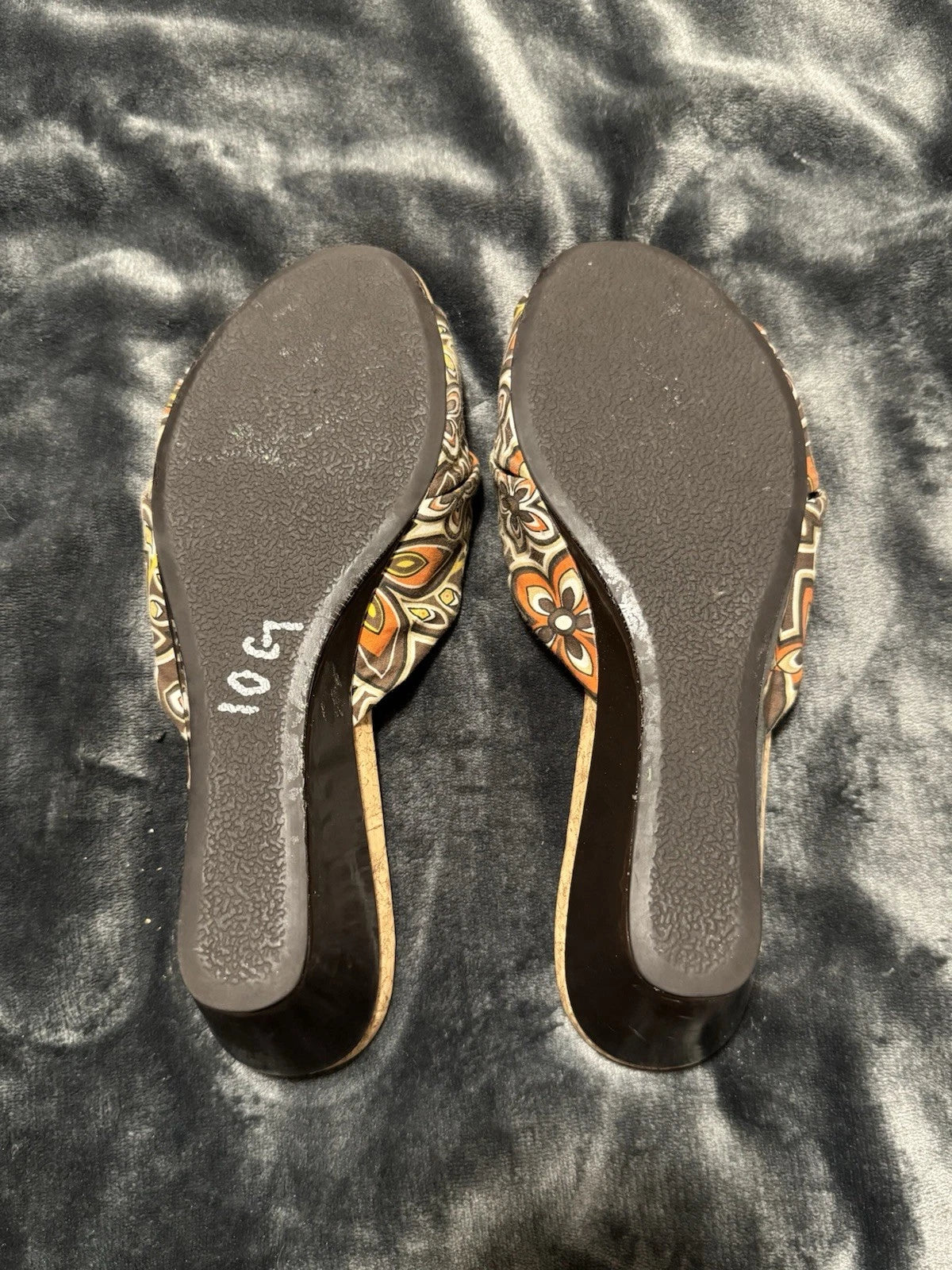 Style And Co Women’s Slide Sandals Size 8.5 Cork Sole