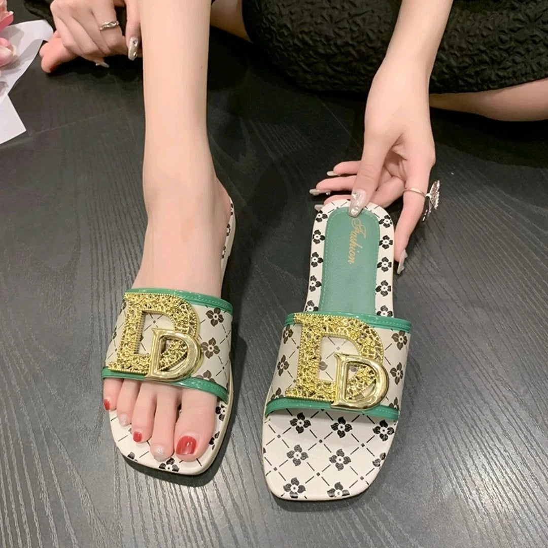 Women’s Flat Slip-On Sandals – Casual Summer Style – Size Options – Lightweight
