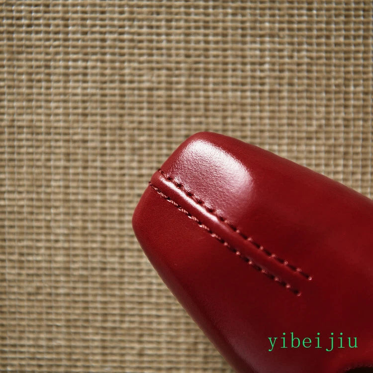 Women's Slippers Real Leather Mules Slides T Bar Sandals Comfort Date Shoes 2025