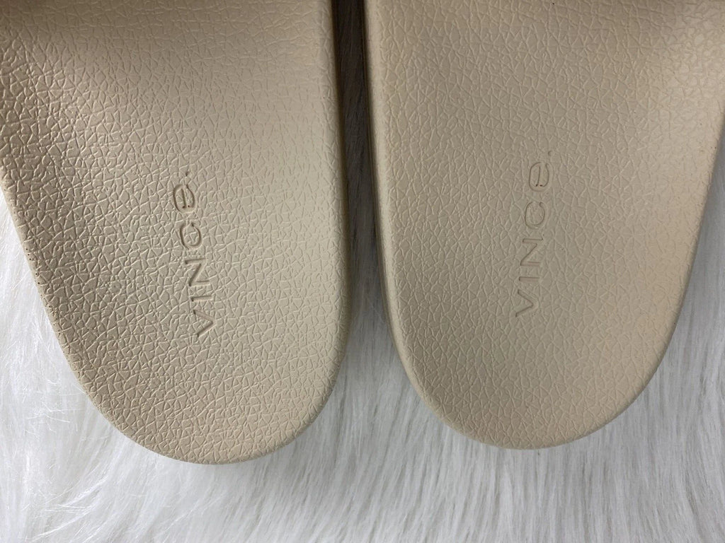 Vince Women's Sz 13 Watley Ivory Slip On Slide Sandals Shoes New