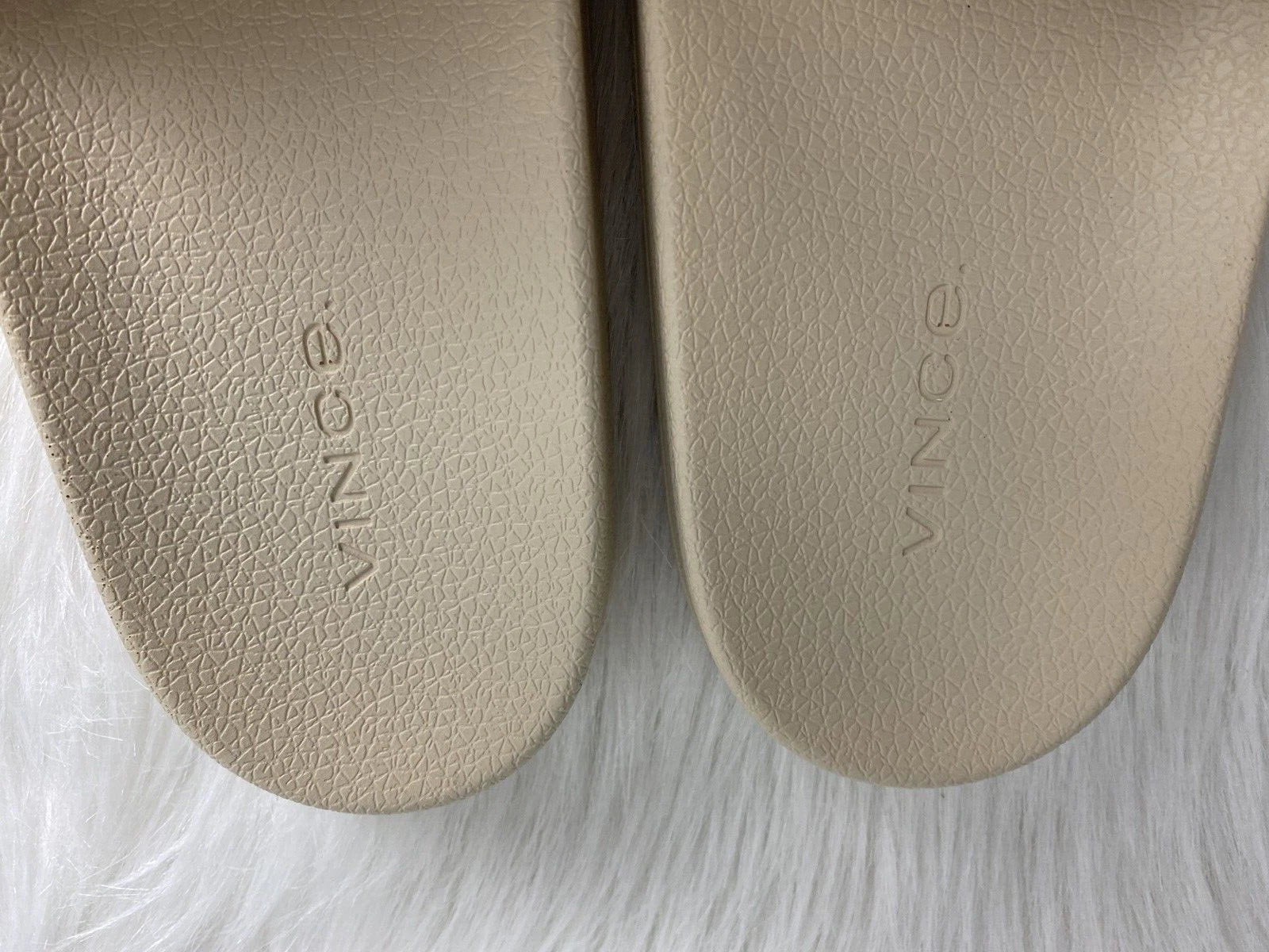 Vince Women's Sz 13 Watley Ivory Slip On Slide Sandals Shoes New