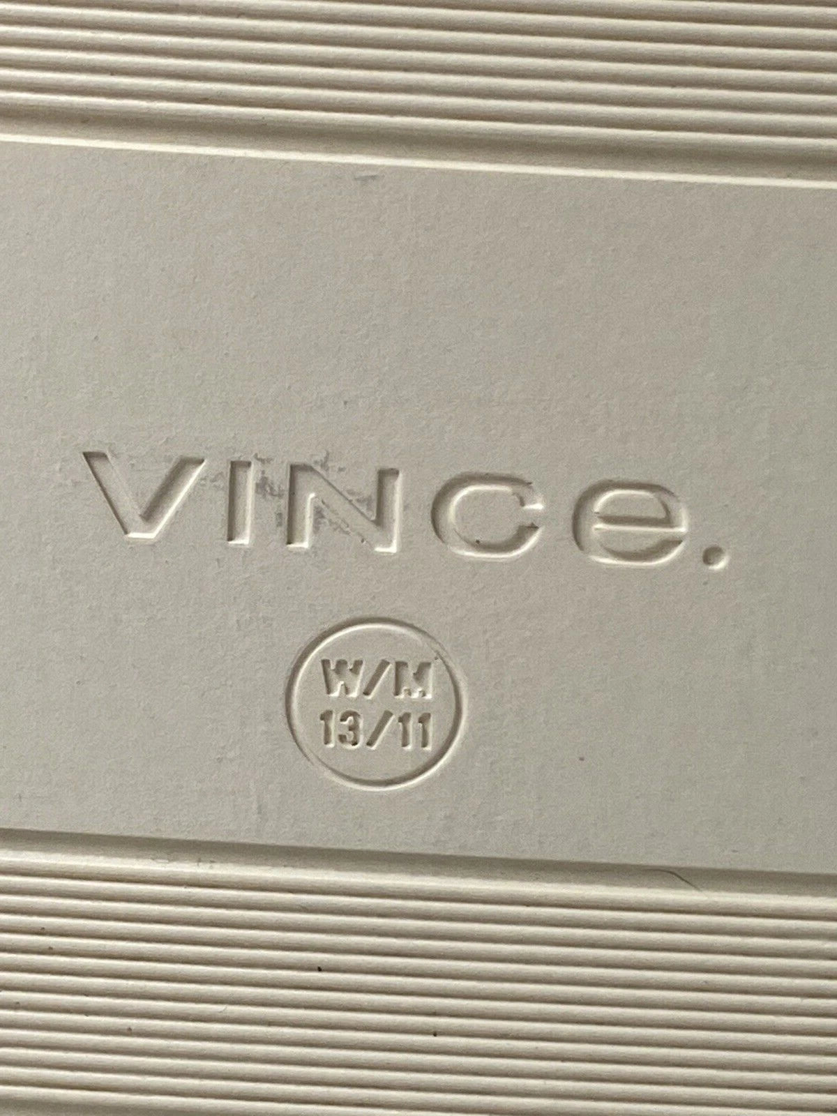 Vince Women's Sz 13 Watley Ivory Slip On Slide Sandals Shoes New