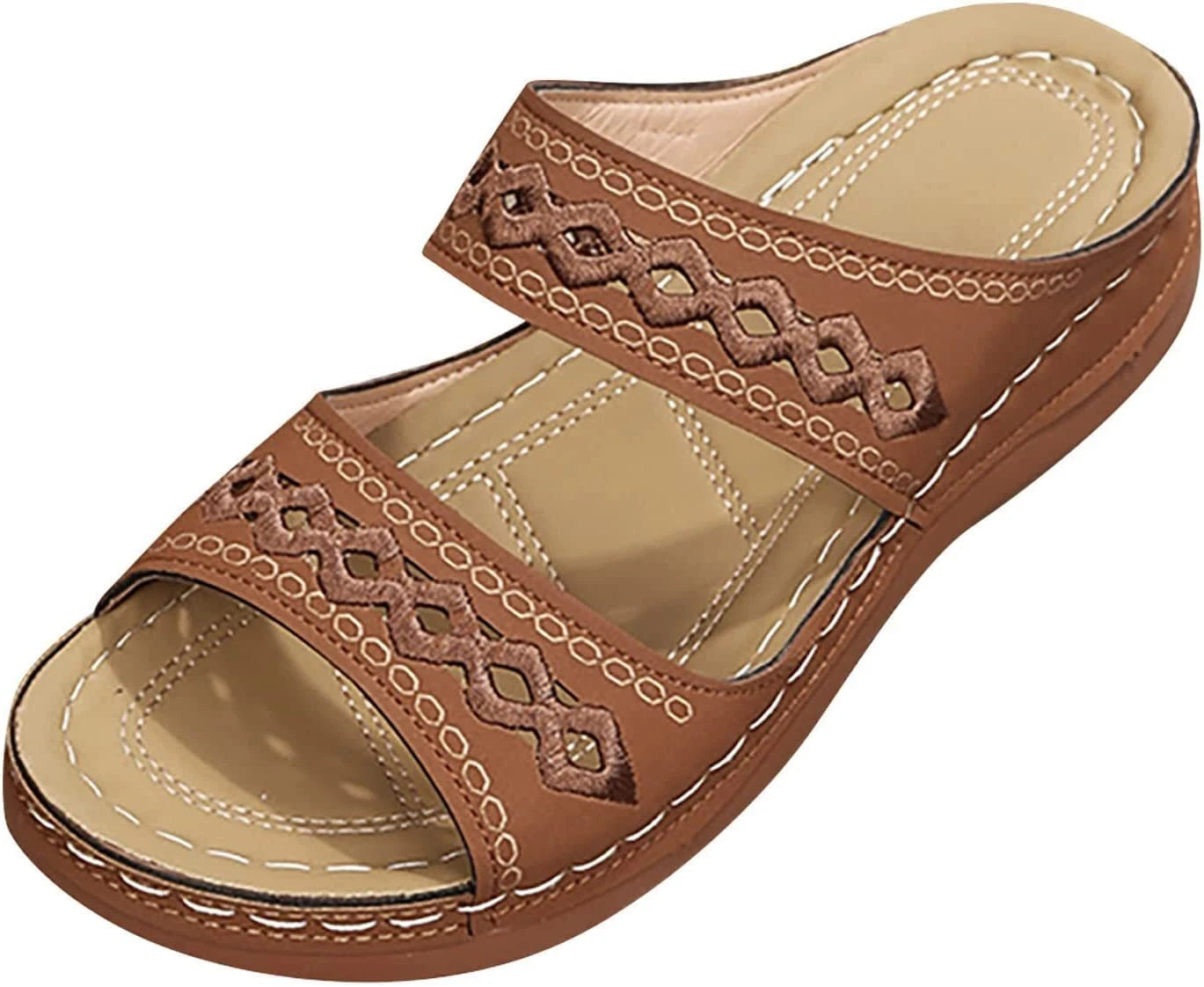 Sandals for Women Dressy Summer Fashion Orthotic Slides Ladies  Athletic Sandals