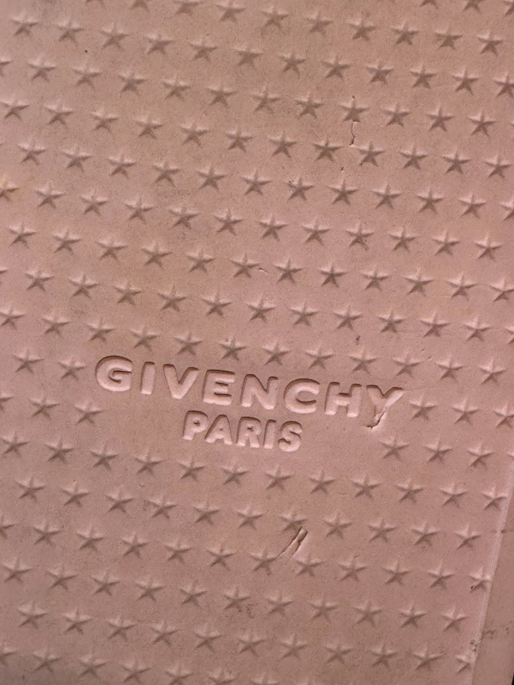 Givenchy Pink Platform Rubber Pink Logo Slide On Pool Sandal Flip Flop Flat 41