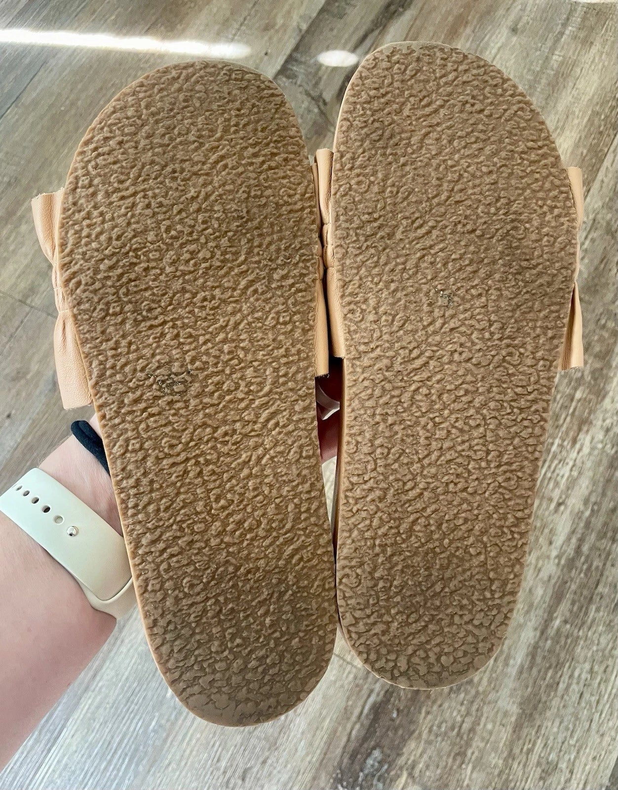 Ulla Johnson Sandals Slides Shoes US 8.5 Rex Wave Ruffle Leather Luxury Classic