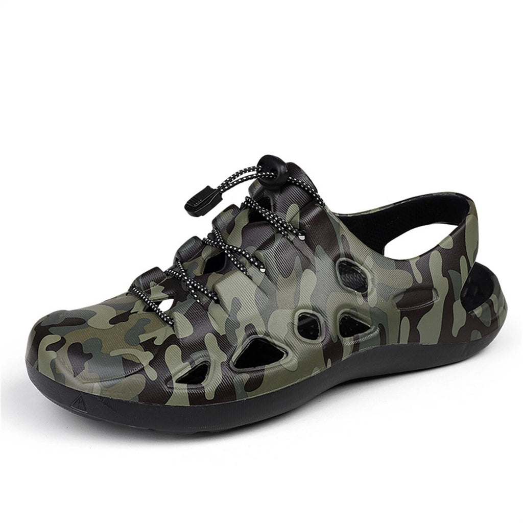 Men's Fashion Beach Slides Soft Slippers Non-slip Outdoor Breathable Sandals