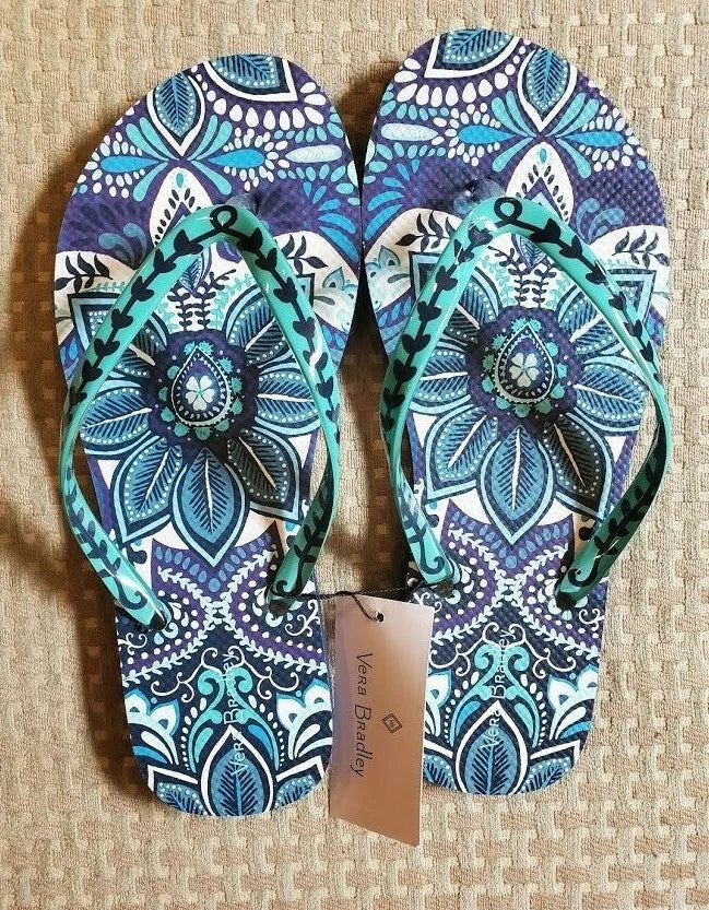 Vera Bradley FLIP FLOPS - U Choose Design Size S M  L  5 6 7  8  9  10 11 (New)