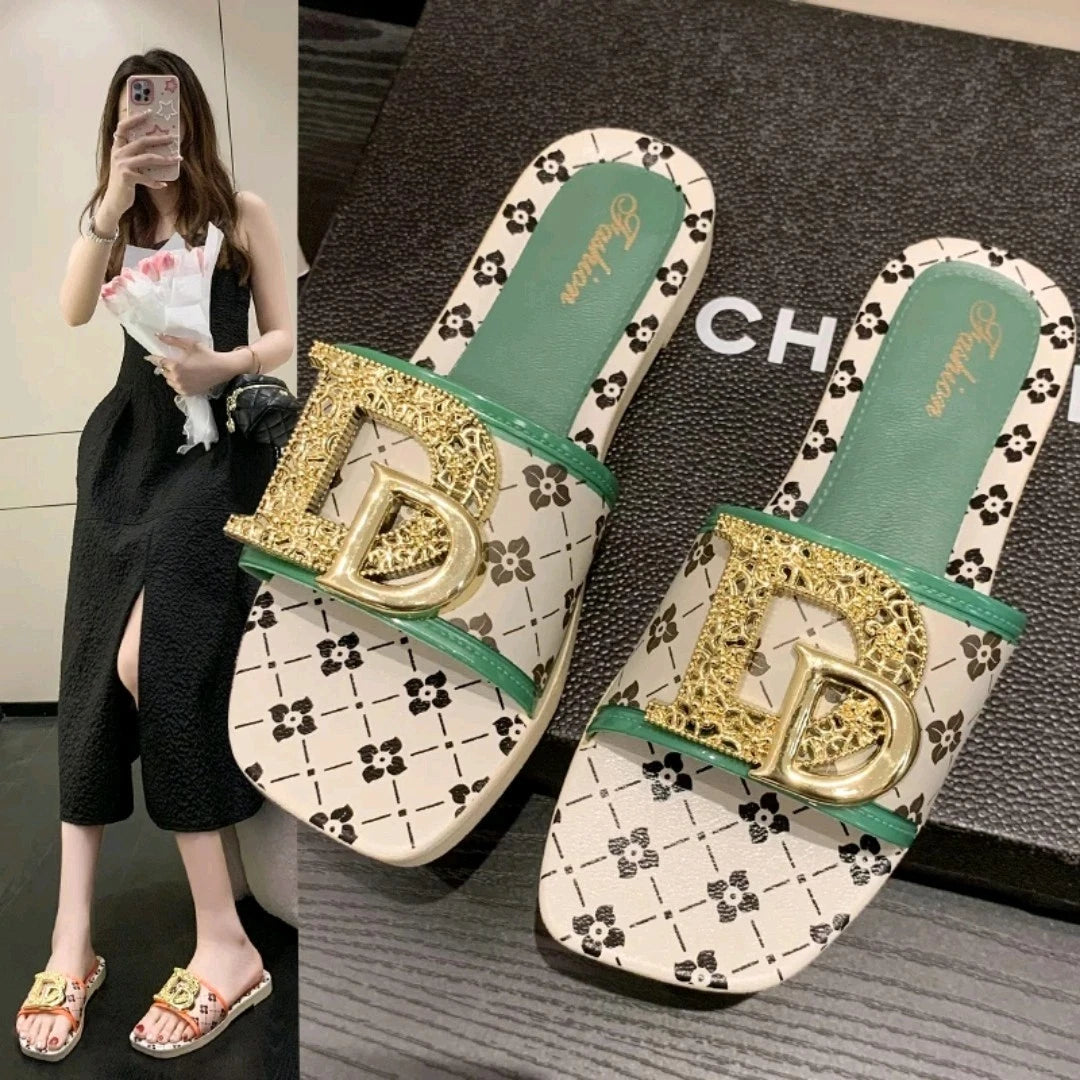 Women’s Flat Slip-On Sandals – Casual Summer Style – Size Options – Lightweight