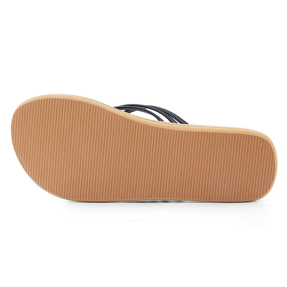 Summer Beach Non-slip Flip Flops Women Fashion Sandals Soft Floral Flat Shoes