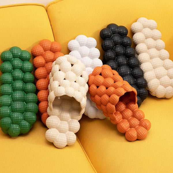 New Massage Mesh Bubble Bathroom Slides Home Indoor Anti-Skid New Fashion Shoes